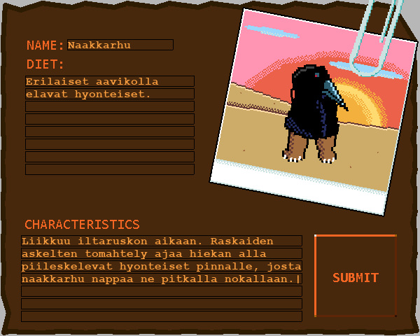 Katso lähemmin Bestiary: naakkarhu