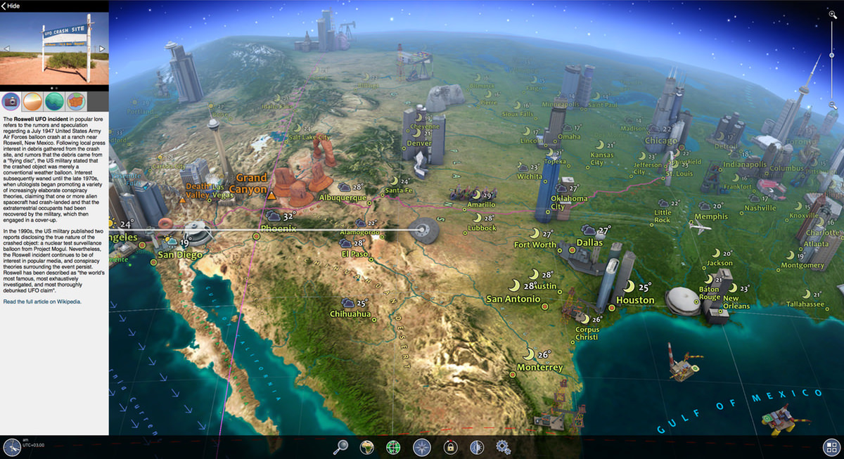 Katso lähemmin Earth 3d World Atlas: Satellite