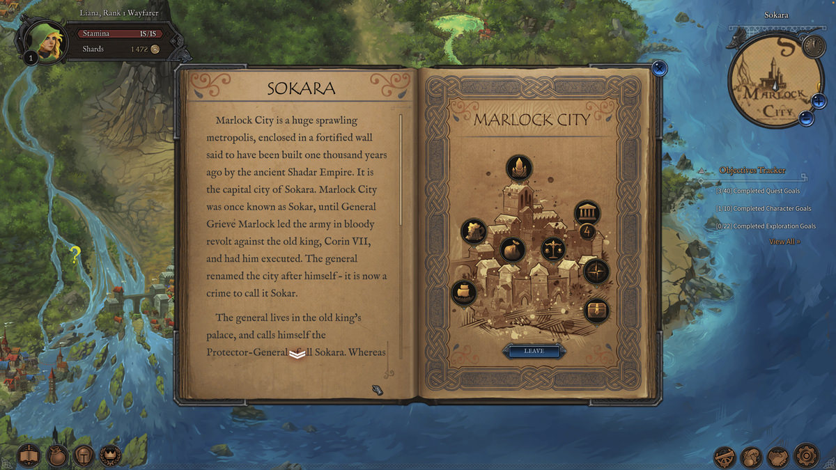 Katso lähemmin Fabled Lands: Marlock city
