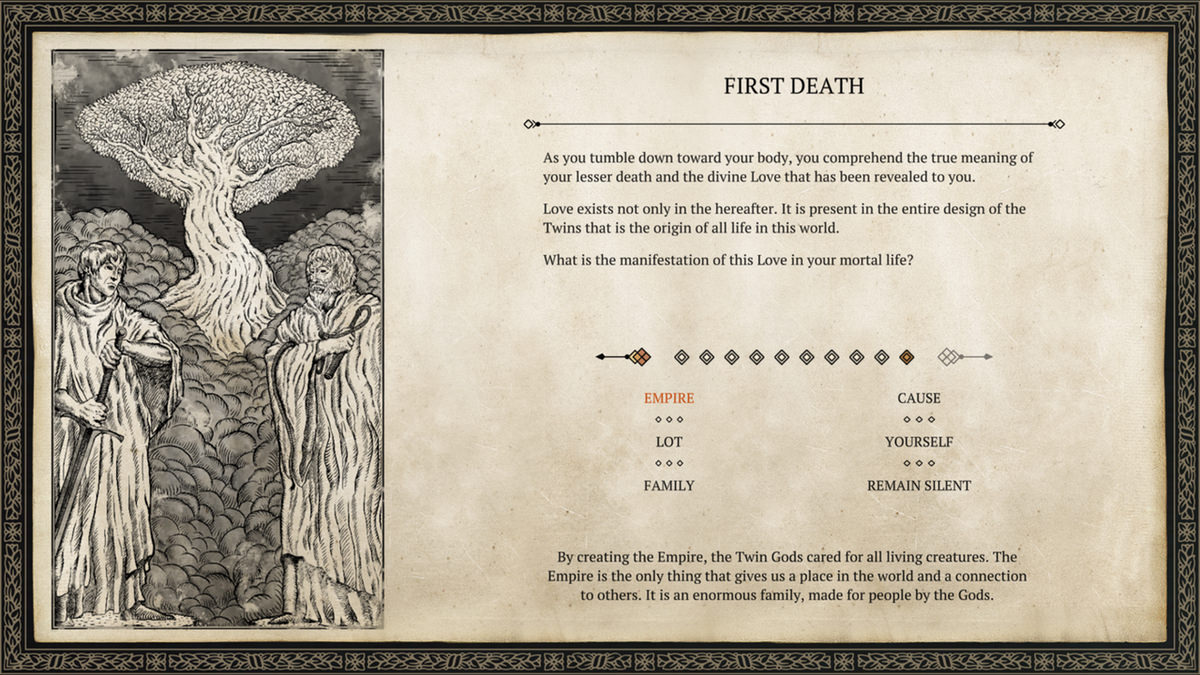 Katso lähemmin The Life and Suffering of Sir Brante: death