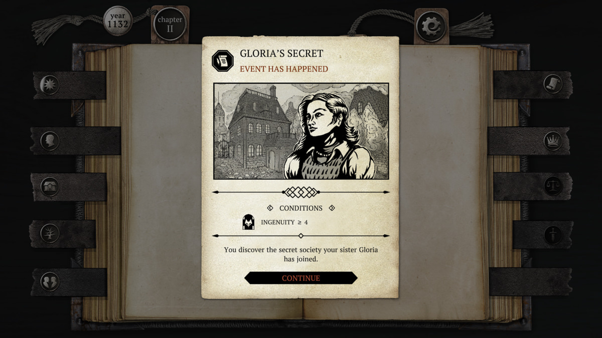 Katso lähemmin The Life and Suffering of Sir Brante: Gloria event