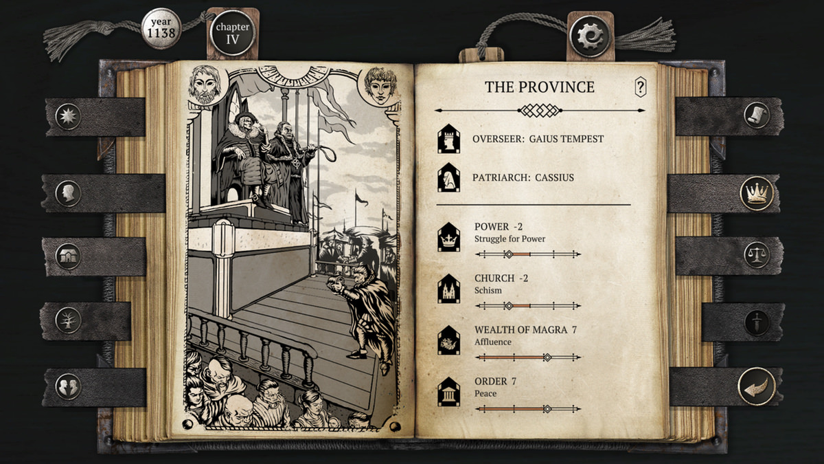 Katso lähemmin The Life and Suffering of Sir Brante: province statistics