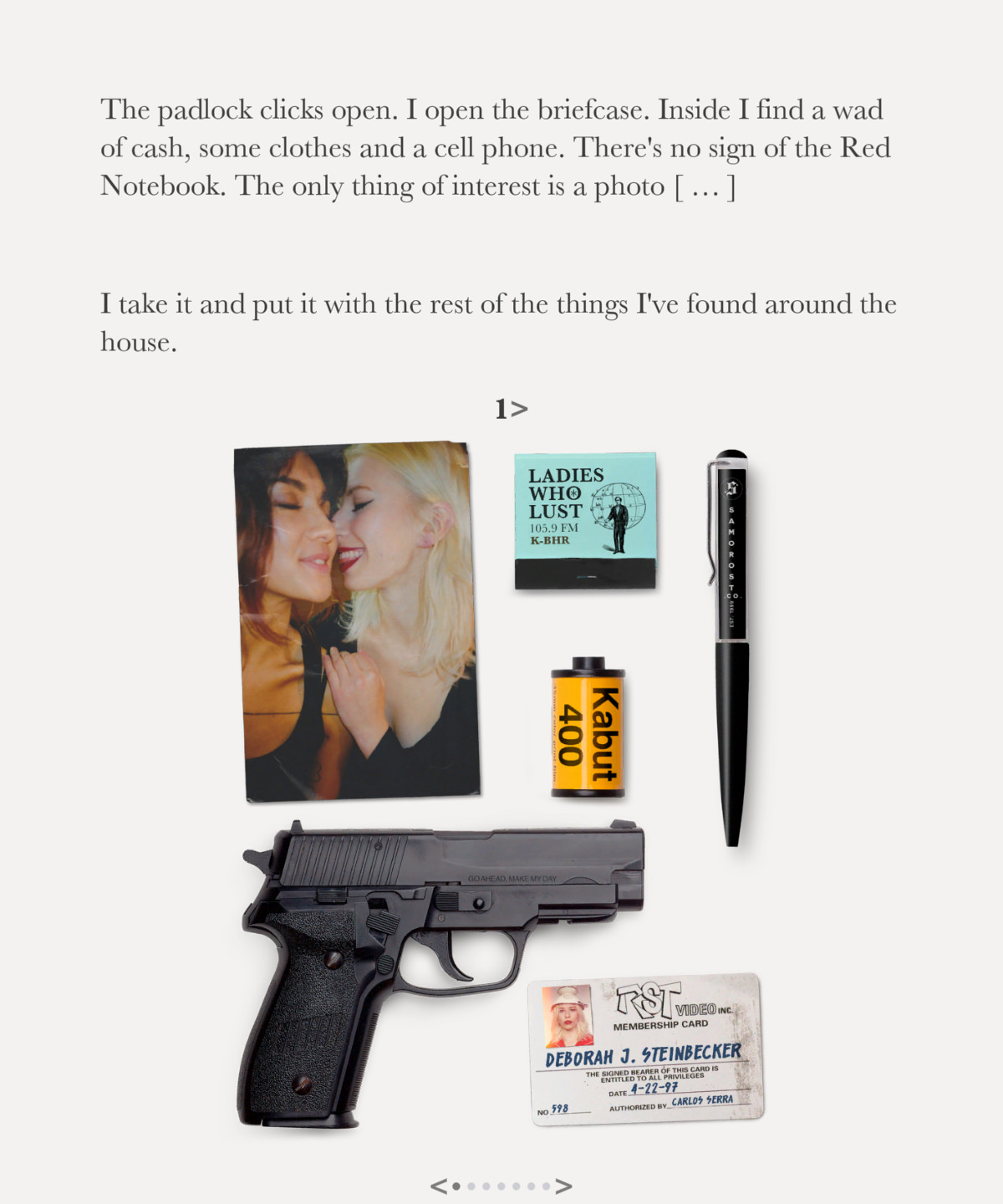 Katso lähemmin Unmemory: items
