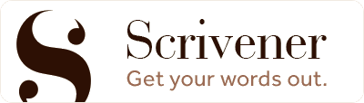 Scrivener: Get your words out.